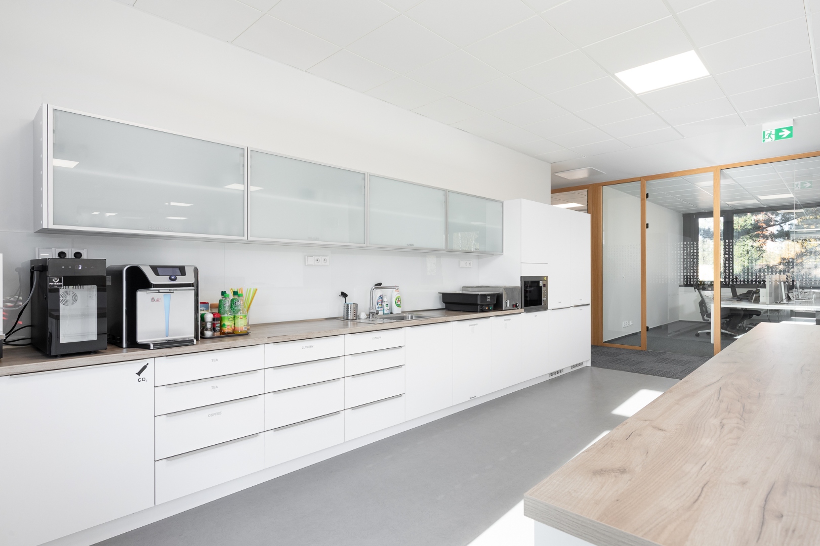 Budova C — zázemí