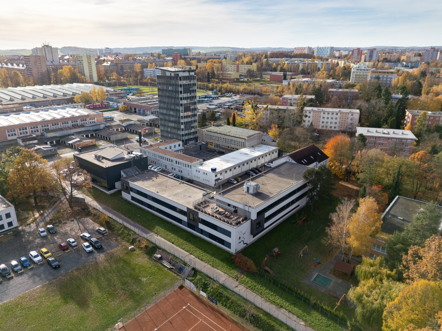 Letecký pohled na LT CUBE 2