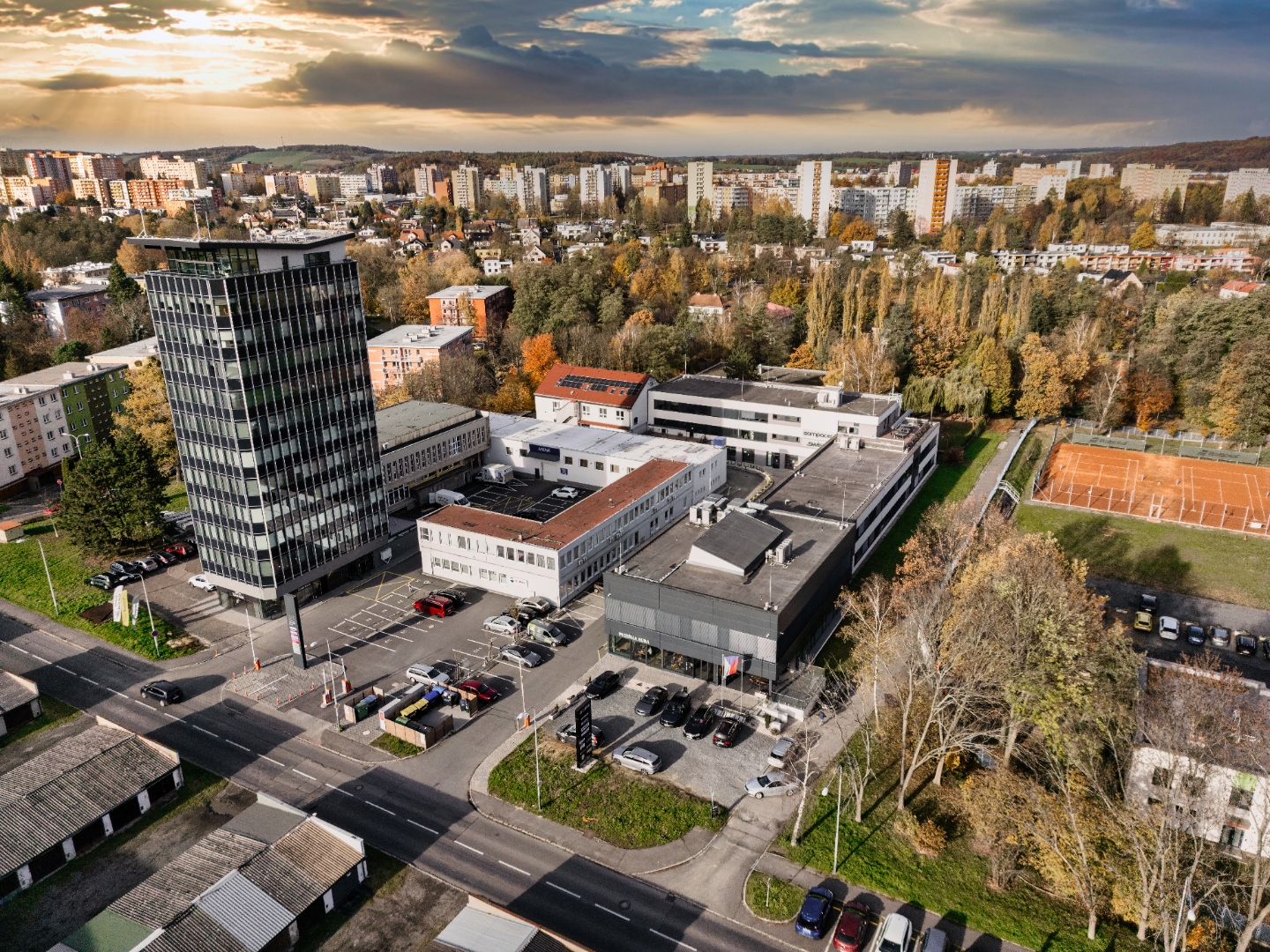 LT CUBE 2 — letecký pohled